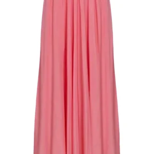 Alessia Santi Gonna in lino con spacco