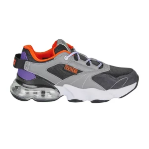 Versace Jeans Couture Sneakers Uomo in mesh e suede