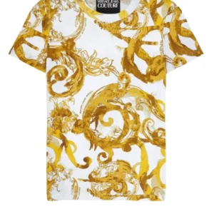 Versace Jeans Couture T-Shirt Uomo PRINT WATERCOLOR BAROQUE