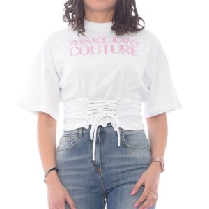 Versace Jeans Couture T Shirt donna con lacci