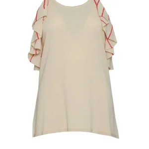 Aldo Martins Top Donna smanicato con rouches