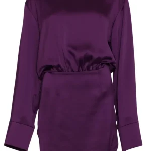 Actualee Abito Donna scollo profondo sul retro