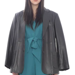 Alberta Ferretti giacca donna in pelle