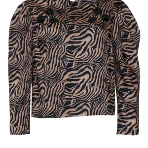 Alberta Tanzini Couture Blusa Donna stampa zebrata