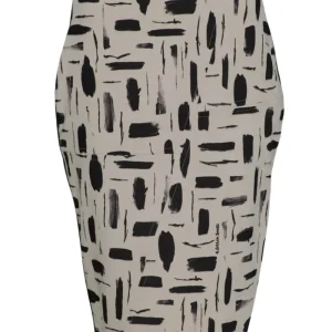 Alessia Santi Gonna con inserto in ecopelle