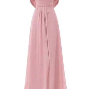 Allure Evening Abito Donna lungo corpetto plissè