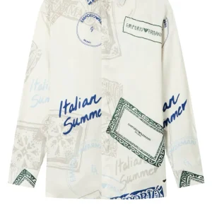 Emporio Armani Camicia Uomo stampa all over
