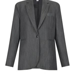 Liu Jo blazer donna in denim grigio