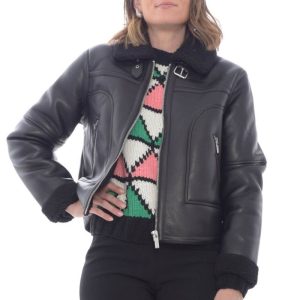 Vicolo giubbotto donna modello biker corto