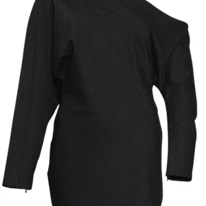 Vicolo Abito Donna monospalla gessato