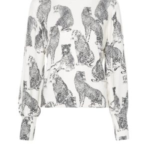 Twinset Maglia Donna stampa giaguari