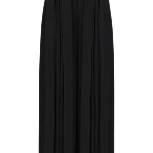 Twinset Milano pantaloni donna in crêpe plissé con bottoni