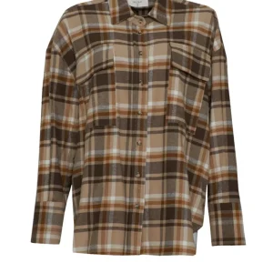 Vicolo camicia donna check in flanella