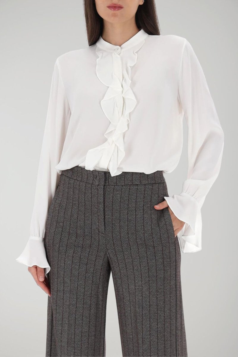 i Blues Blusa Donna con rouches centrale - immagine 3